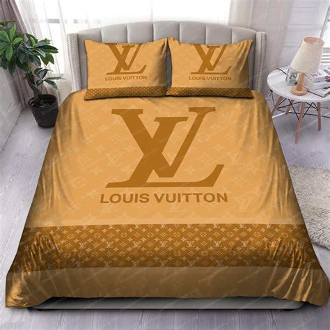 louis vuitton comforter set curtains|designer comforter sets Louis Vuitton.